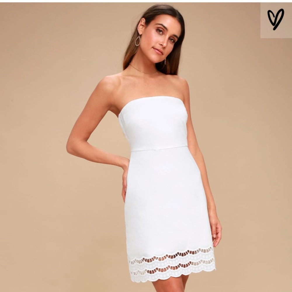 White Staples Dress